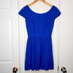 Blue Lace Dress Size 9 / 10